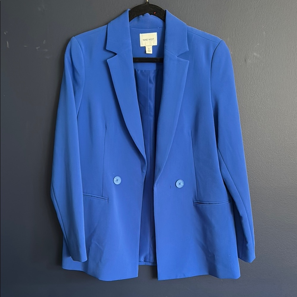 Nine West Women's Vibrant Blue Suit Jacket